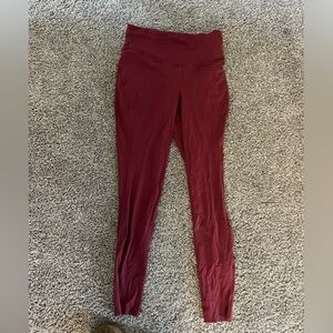 lululemon athletica Burgundy Leggings